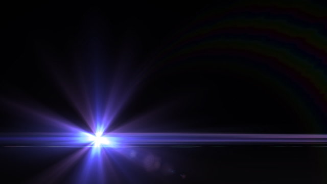 Lens Flares purple star vertical
