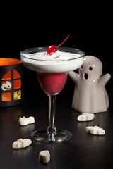 Halloween drinks - Raspberry Vanila Daiquiri