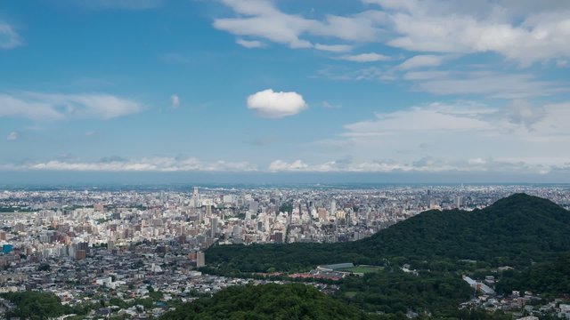 札幌大倉山からの眺め(インターバル動画)