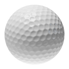 Golf ball isolated