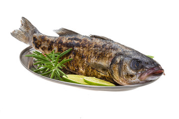 Roasted seabass