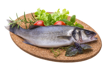 Raw seabass