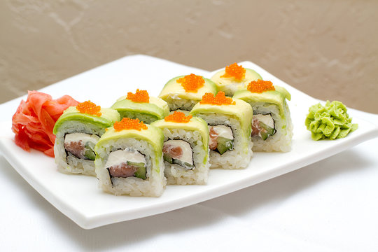 Image of tasty sushi