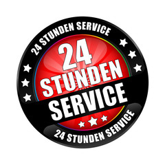 Bügel Button Black 24 Stunden Service