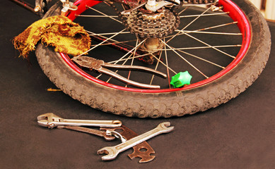 bicycle repair.