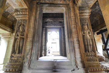 Fototapeta na wymiar Brama Czasu w Angkor Wat w Kambodży