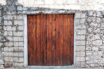 wooden door