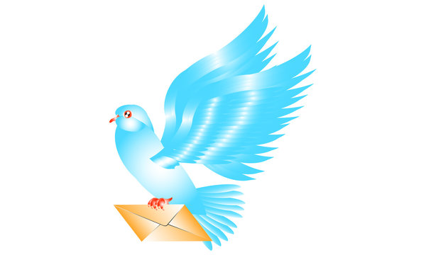 Image. Carrier Pigeon. E-mail