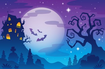 Fototapeta premium Halloween topic background 1