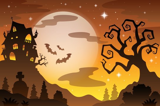 Halloween topic background 2