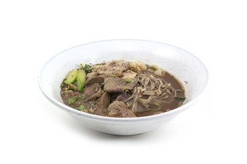 thai pork noodle soup
