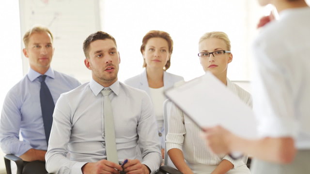 business people having a meeting