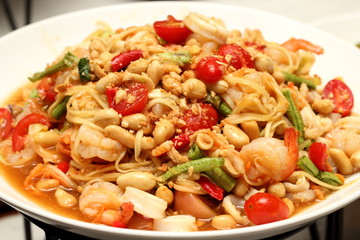 spicy papaya salad