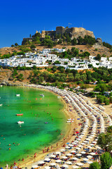 Greece holidays, Rhodes island, Lindos beach