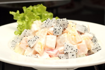 mixed fruit salad mixed whipped topping