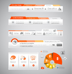 Quality clean web elements for blog and sites.