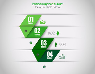 Infographics concept to display your data