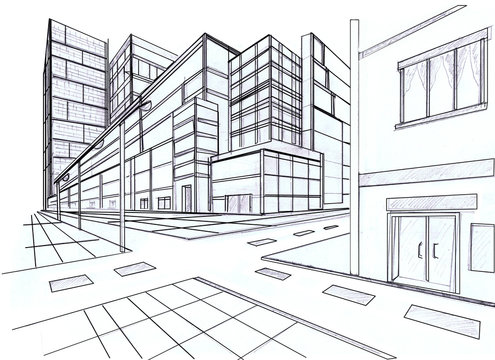 perspective drawing plan