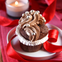 schokocupcake mit pralinencreme