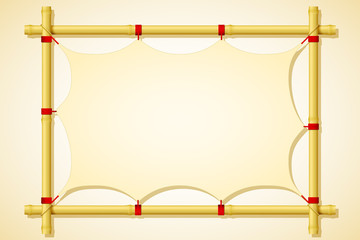 Vector bamboo frame