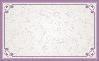 wedding card design, paisley floral design , India