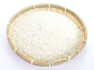 Uncooked white rice