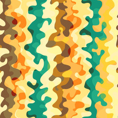 abstract curved lines seamless pattern