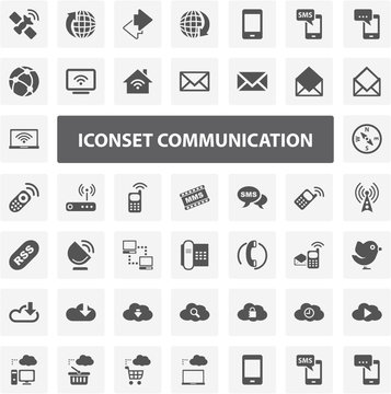 Website Iconset - Communication 44 Basic Icons