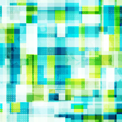 bright cells seamless pattern with grunge effect