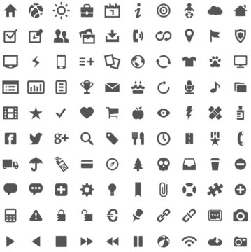 Simple and perfect - Website Iconset