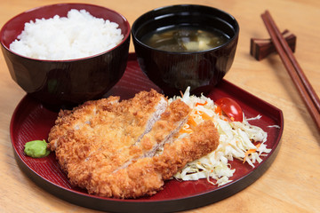 Breaded fried pork