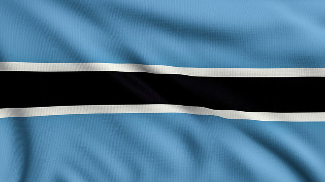 Flag of Botswana looping