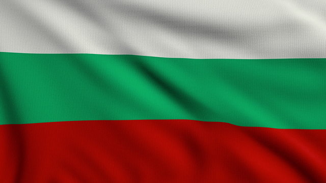 Flag of Bulgaria looping