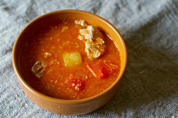  Italian tomato soup ,farm-style