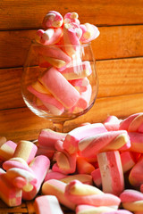 pink marshmallows