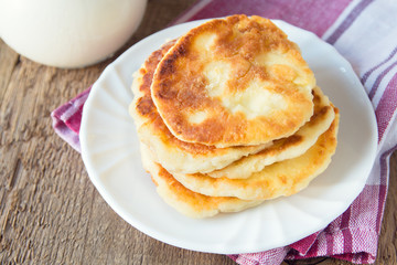 Fritters of cottage cheese