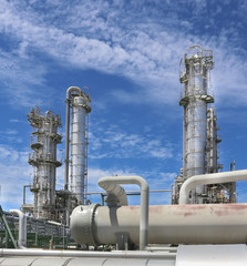 Chemical plant on day time