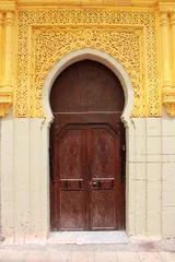 Arabische Tür im orientalischen Stil in Rabat, Marokko © alessandro0770