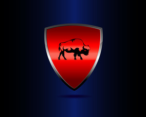 red icon bull
