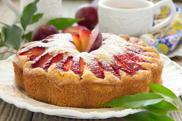 Plum cake.