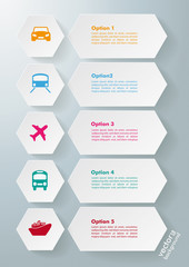 Infographic 5 Options Transportation