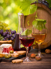 Wine and cheese