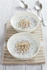 Buckwheat porridge with milk