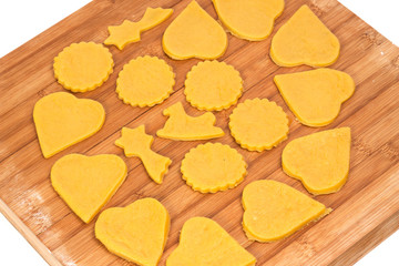Baking home made cookies