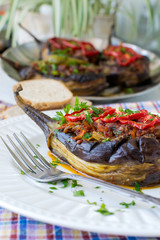 Stuffed eggplant