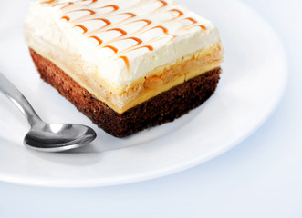 Cake with cream