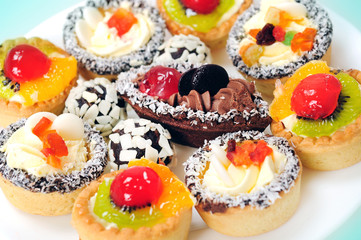 Many cakes
