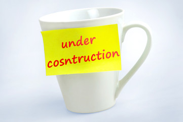 Under Construction word