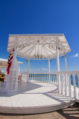 wedding pavilion by the sea