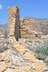 ruins of a historic wall